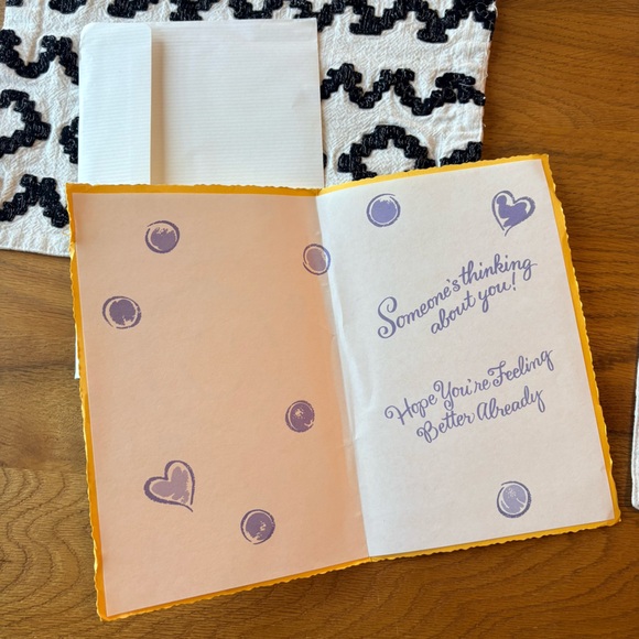 American Greetings Forget Me Not Greeting Card Smiley Get Well Card - Picture 2 of 3